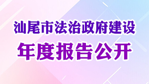 汕尾市法治政府建設年度報告公開